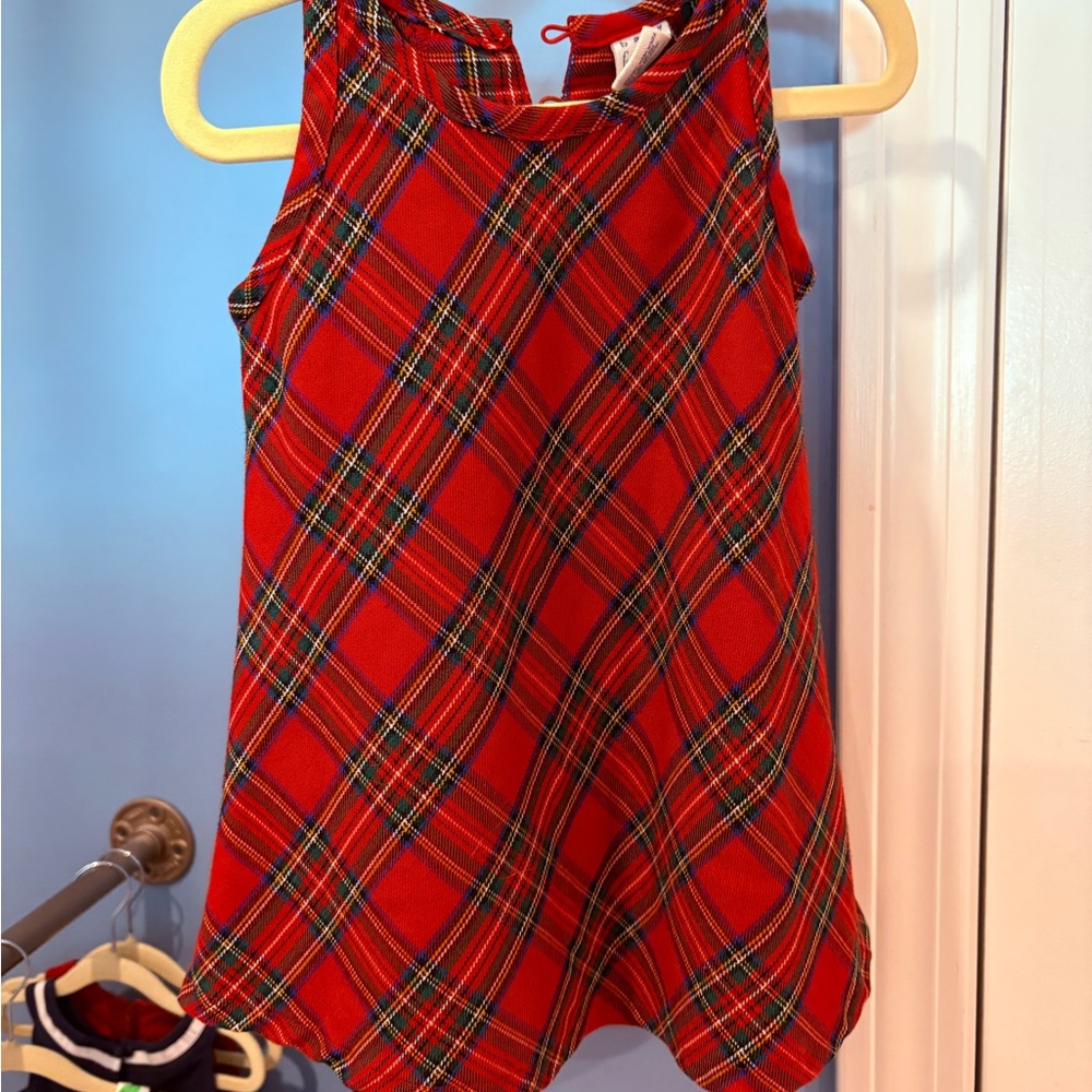 Baby GAP tartan red dress 12 months Christmas